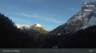 Archiv Foto Webcam Lech Zürs am Arlberg - Blick auf Zug 14:00
