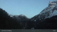 Archiv Foto Webcam Lech Zürs am Arlberg - Blick auf Zug 02:00