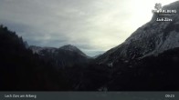 Archiv Foto Webcam Lech Zürs am Arlberg - Blick auf Zug 08:00