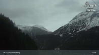 Archiv Foto Webcam Lech Zürs am Arlberg - Blick auf Zug 02:00