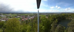 Archived image Webcam Büchlberg - Lookout tower 13:00