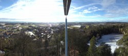 Archived image Webcam Büchlberg - Lookout tower 13:00