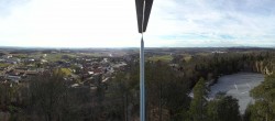 Archived image Webcam Büchlberg - Lookout tower 13:00