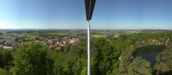 Archived image Webcam Büchlberg - Lookout tower 09:00