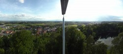 Archived image Webcam Büchlberg - Lookout tower 17:00