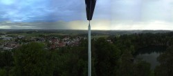 Archived image Webcam Büchlberg - Lookout tower 19:00