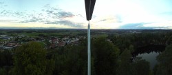 Archived image Webcam Büchlberg - Lookout tower 19:00