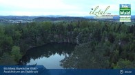 Archived image Webcam Büchlberg - View over quarry lake 00:00