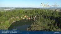 Archived image Webcam Büchlberg - View over quarry lake 08:00
