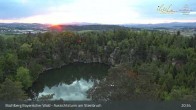 Archived image Webcam Büchlberg - View over quarry lake 20:00
