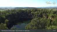 Archiv Foto Webcam Büchlberg und Steinbruchsee vom Aussichtsturm 16:00