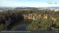 Archived image Webcam Büchlberg - View over quarry lake 10:00