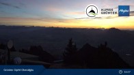 Archived image Webcam Grünten - View towards Immenstadt 02:00