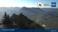 Archived image Webcam Grünten - View towards Immenstadt 14:00