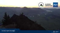 Archived image Webcam Grünten - View towards Immenstadt 18:00