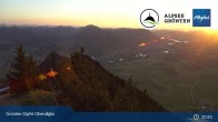 Archiv Foto Webcam Grünten Gipfel - Blick auf Immenstadt 02:00