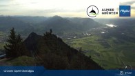 Archiv Foto Webcam Grünten Gipfel - Blick auf Immenstadt 18:00
