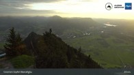 Archiv Foto Webcam Grünten Gipfel - Blick auf Immenstadt 02:00