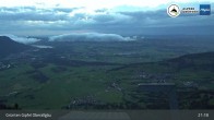 Archived image Webcam Grünten - View towards Immenstadt 02:00