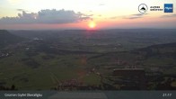 Archiv Foto Webcam Grünten Gipfel - Blick auf Immenstadt 02:00