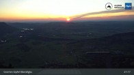 Archiv Foto Webcam Grünten Gipfel - Blick auf Immenstadt 02:00