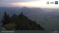 Archiv Foto Webcam Grünten Gipfel - Blick auf Immenstadt 02:00