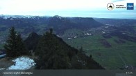 Archiv Foto Webcam Grünten Gipfel - Blick auf Immenstadt 02:00