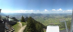 Archived image Webcam Grünten - View over Sonthofen and Immenstadt 11:00