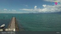 Archiv Foto Webcam Bardolino - Blick vom Lido Mirabello 12:00