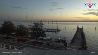 Archiv Foto Webcam Bardolino - Blick vom Lido Mirabello 20:00