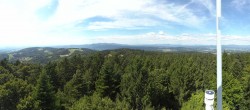 Archived image Webcam Lookout tower at Brotjacklriegel 13:00