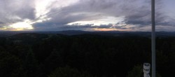 Archiv Foto Webcam Aussichtsturm am Brotjacklriegel 19:00
