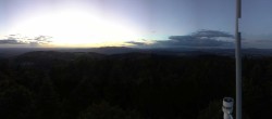 Archiv Foto Webcam Aussichtsturm am Brotjacklriegel 19:00