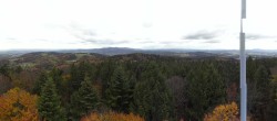Archived image Webcam Lookout tower at Brotjacklriegel 13:00