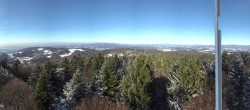 Archived image Webcam Lookout tower at Brotjacklriegel 10:00