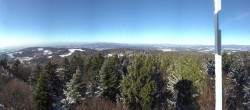 Archived image Webcam Lookout tower at Brotjacklriegel 11:00
