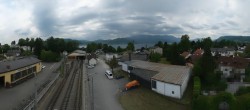 Archived image Webcam Train station at Attersee 09:00