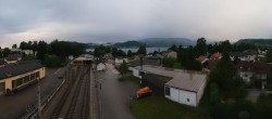 Archiv Foto Webcam Bahnhof am Attersee 19:00