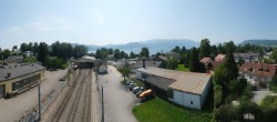 Archived image Webcam Train station at Attersee 09:00