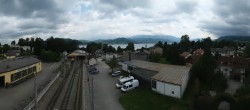 Archiv Foto Webcam Bahnhof am Attersee 13:00