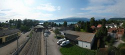 Archiv Foto Webcam Bahnhof am Attersee 07:00