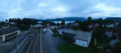 Archiv Foto Webcam Bahnhof am Attersee 19:00