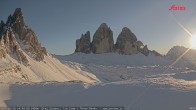 Archived image Webcam Dolomites South Tyrol: Mountain Hut Antonio Locatelli 10:00