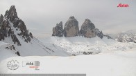 Archiv Foto Webcam Blick auf die 3 Zinnen von der Dreizinnenhütte 08:00