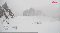 Archiv Foto Webcam Blick auf die 3 Zinnen von der Dreizinnenhütte 16:00