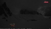 Archiv Foto Webcam Blick auf die 3 Zinnen von der Dreizinnenhütte 21:00