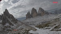 Archived image Webcam Dolomites South Tyrol: Mountain Hut Antonio Locatelli 09:00