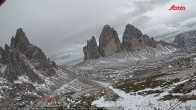 Archived image Webcam Dolomites South Tyrol: Mountain Hut Antonio Locatelli 13:00