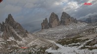 Archived image Webcam Dolomites South Tyrol: Mountain Hut Antonio Locatelli 17:00