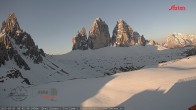 Archiv Foto Webcam Blick auf die 3 Zinnen von der Dreizinnenhütte 05:00